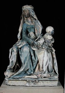 La Virgen y el Niño, de Notre-Dame de Grace de French School